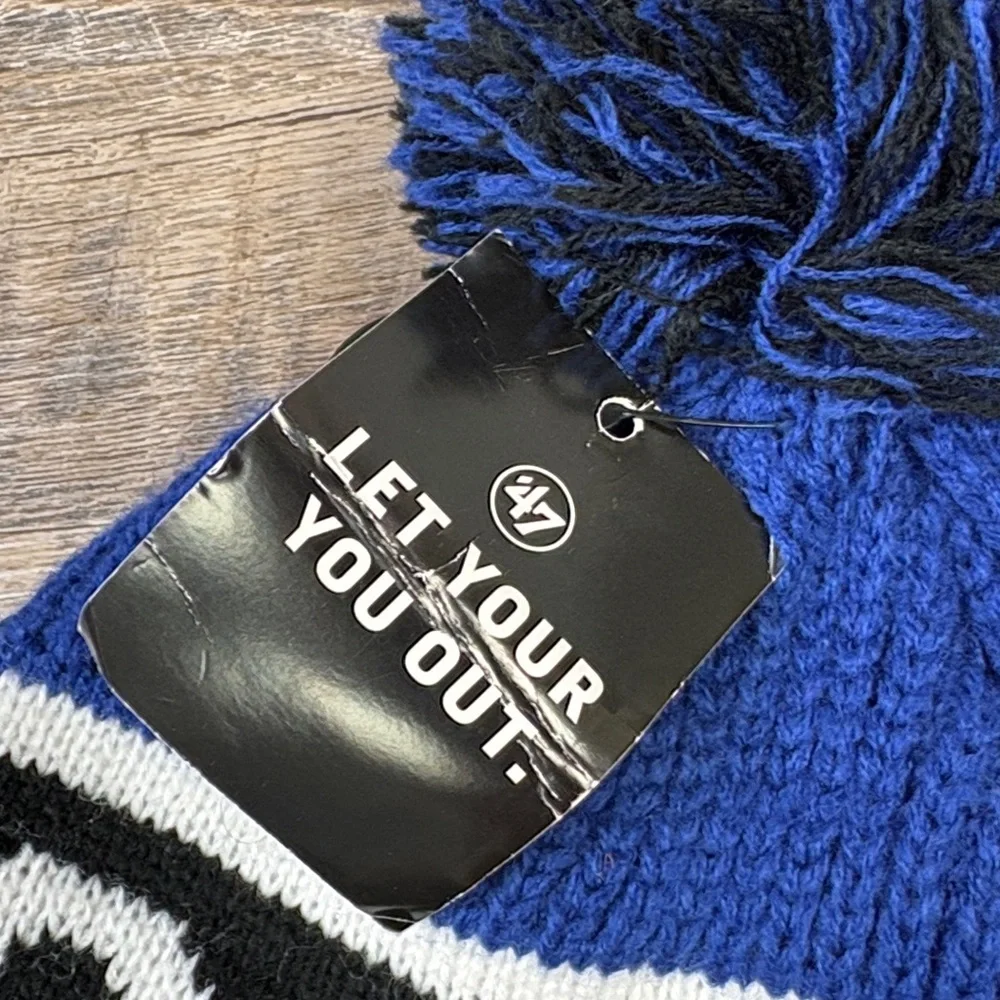 🏈 Indianapolis Colts ’47 Brand Knit Pom Beanie Hat (OSFA) NWT
